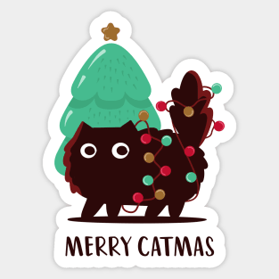 Merry catmas Sticker